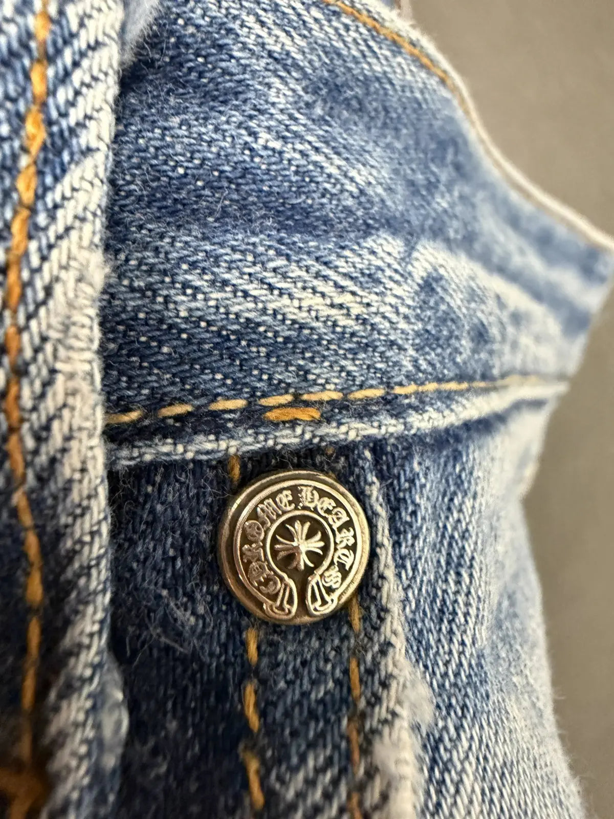 Chrome Hearts Levis Zebra Cross Patch Jeans