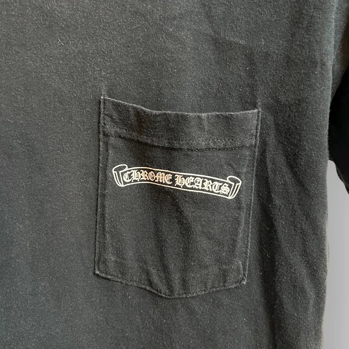 2010s Chrome Hearts USA Scroll Logo Pocket Tee