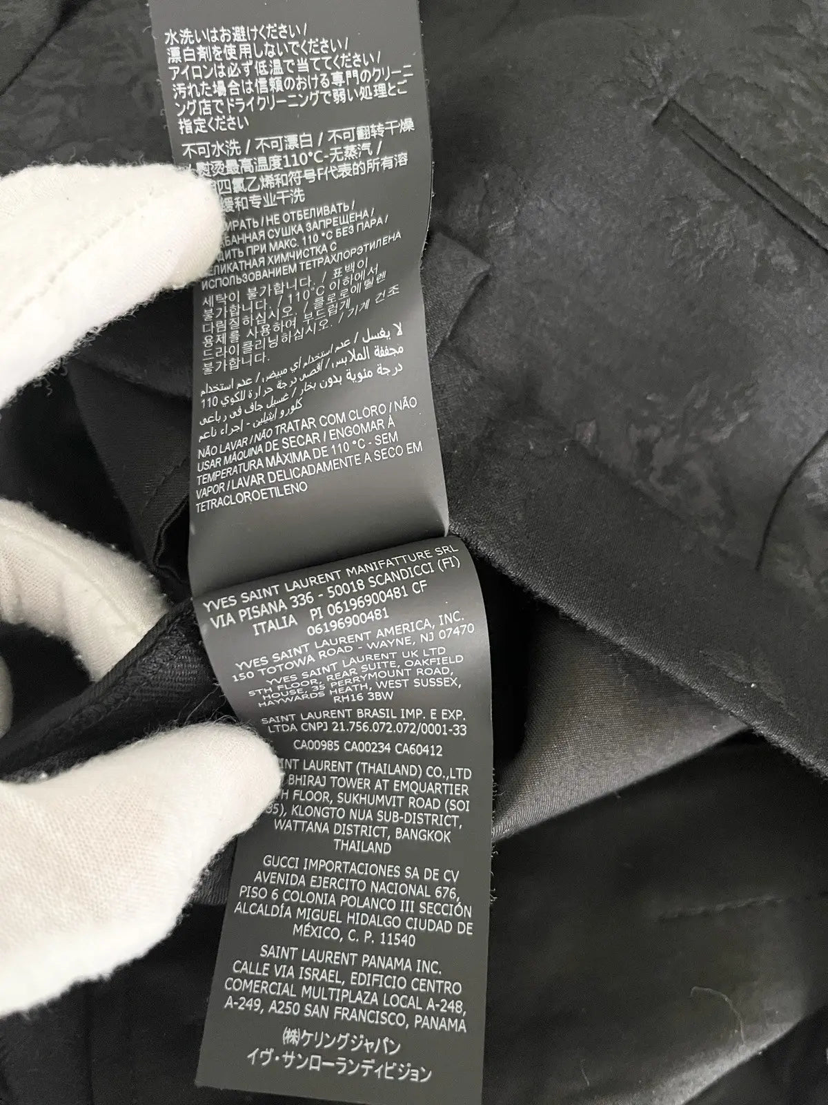 Saint Laurent Floral Jacquard High-Rise Shorts