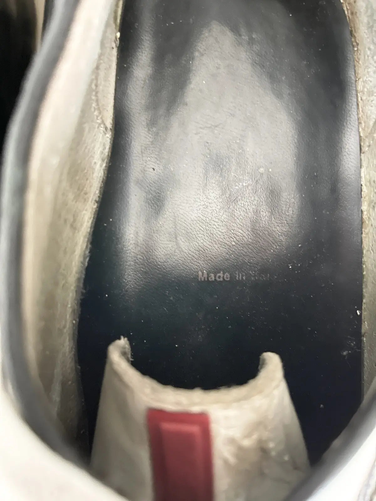 1990s Prada Monte Carlo Panda Color Leather Sneakers