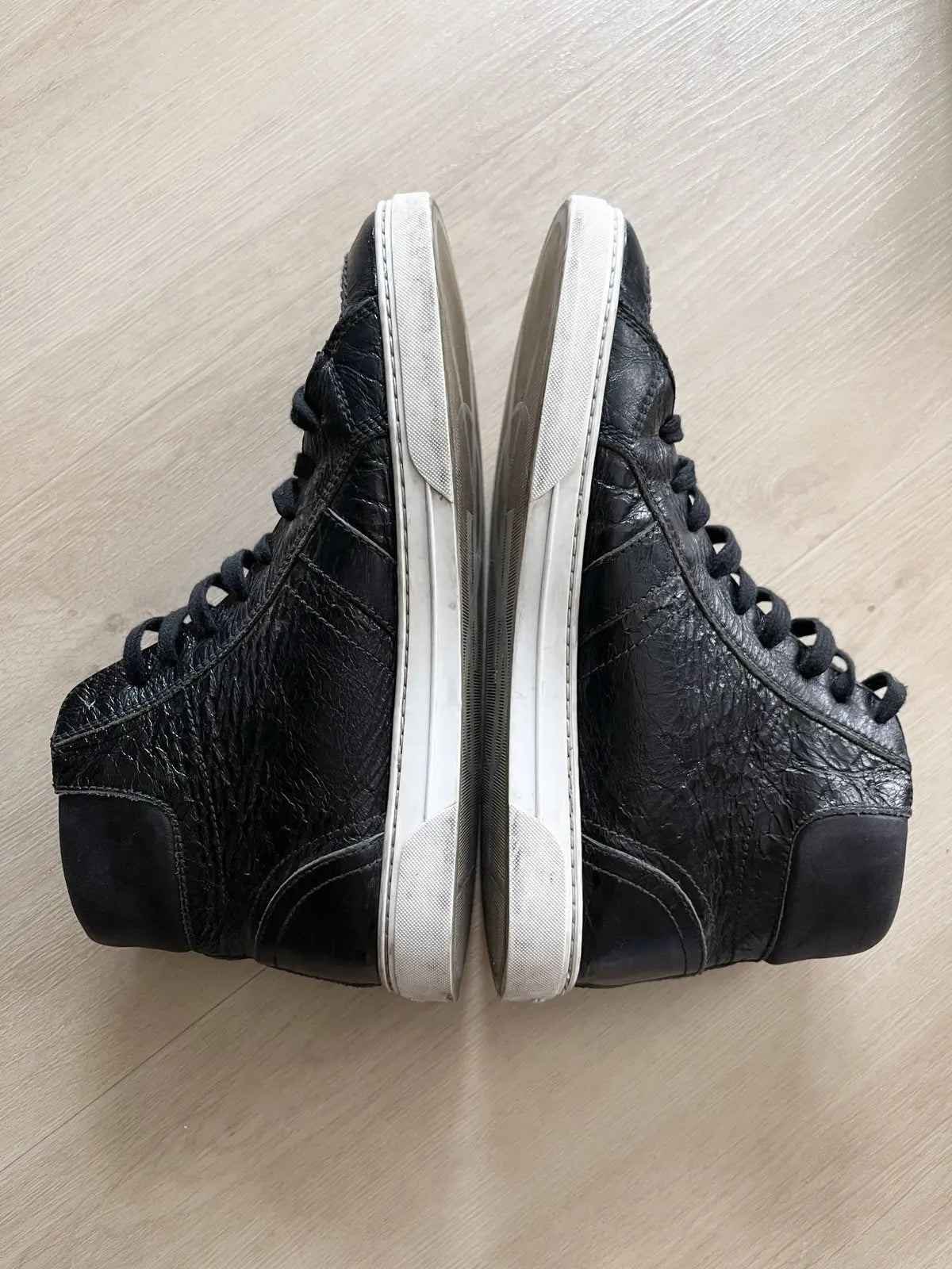 Saint Laurent Black Joe High-Top Sneakers