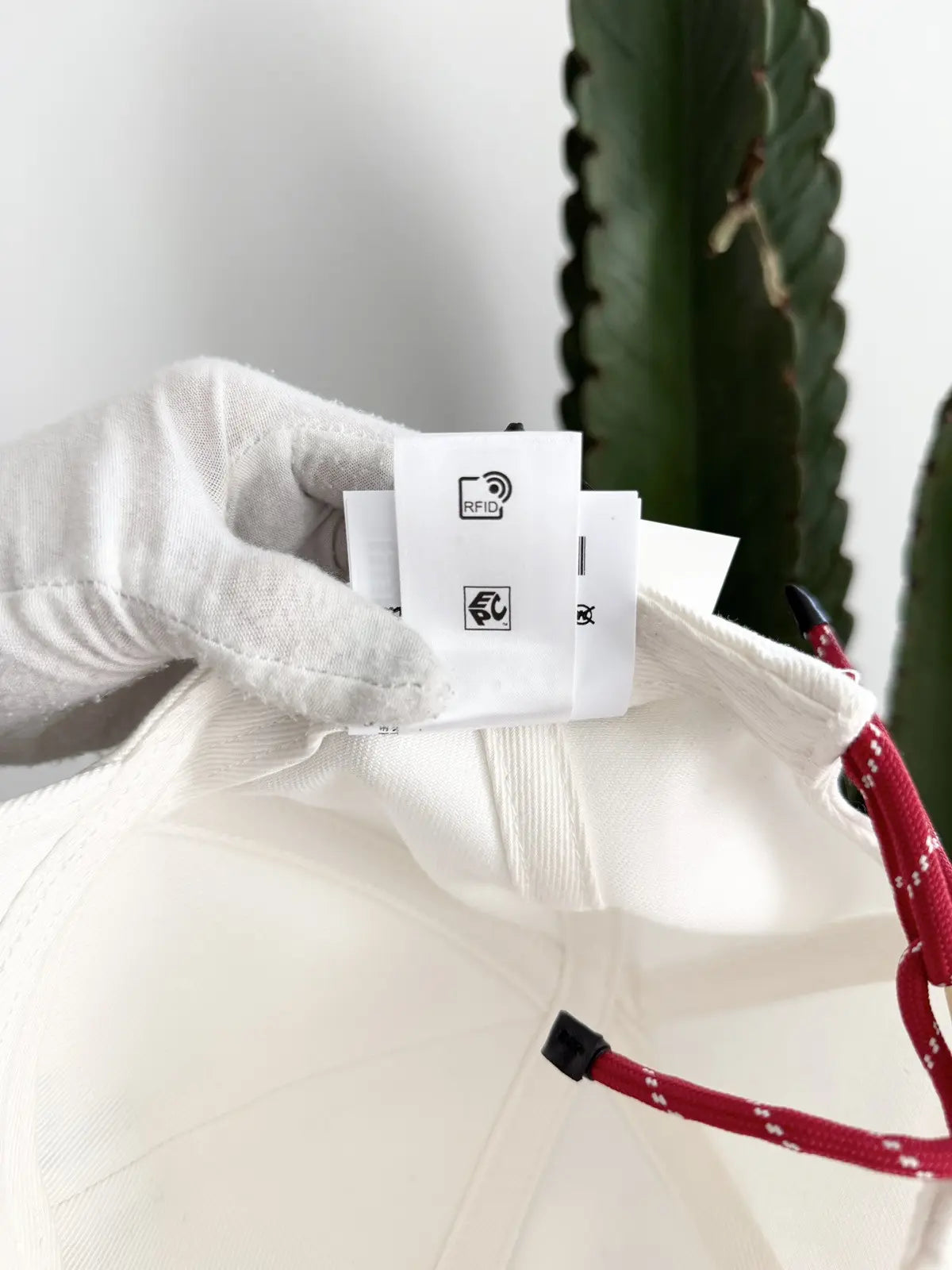 Miu Miu x New Balance Red Cord Tennis Cap Hat