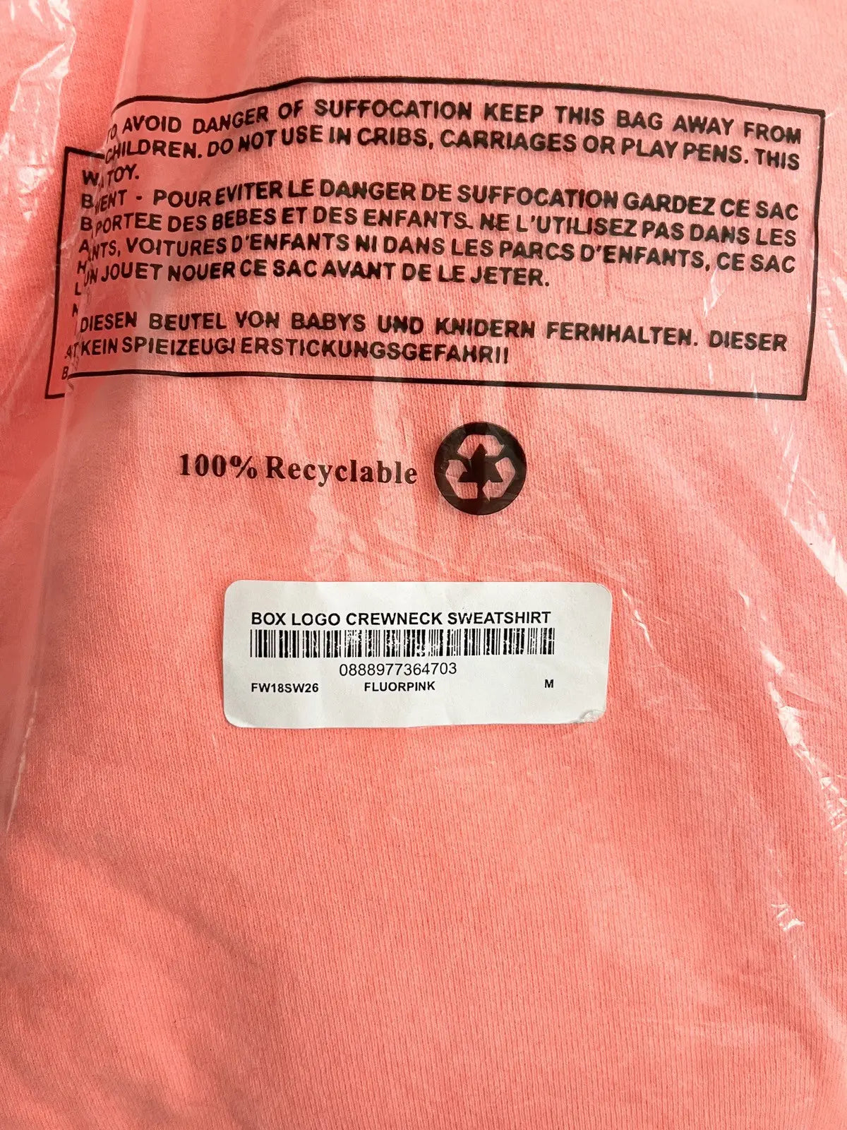 2018 Supreme Box Logo Crewneck