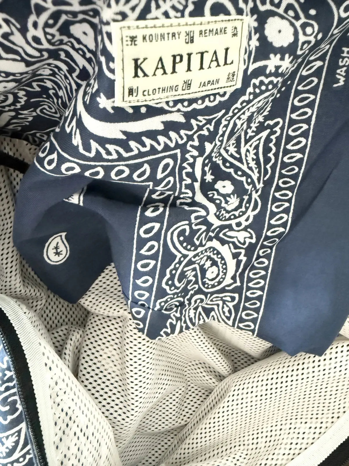 Kapital Jumbo Bandana Patchwork Snufkin Crossbody Bag