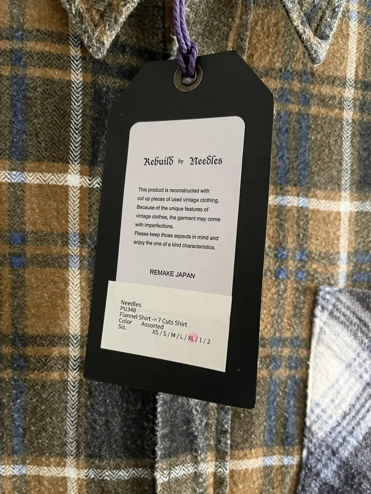 Needles Rebuild by Needles 7 Cut Flannel Shirt