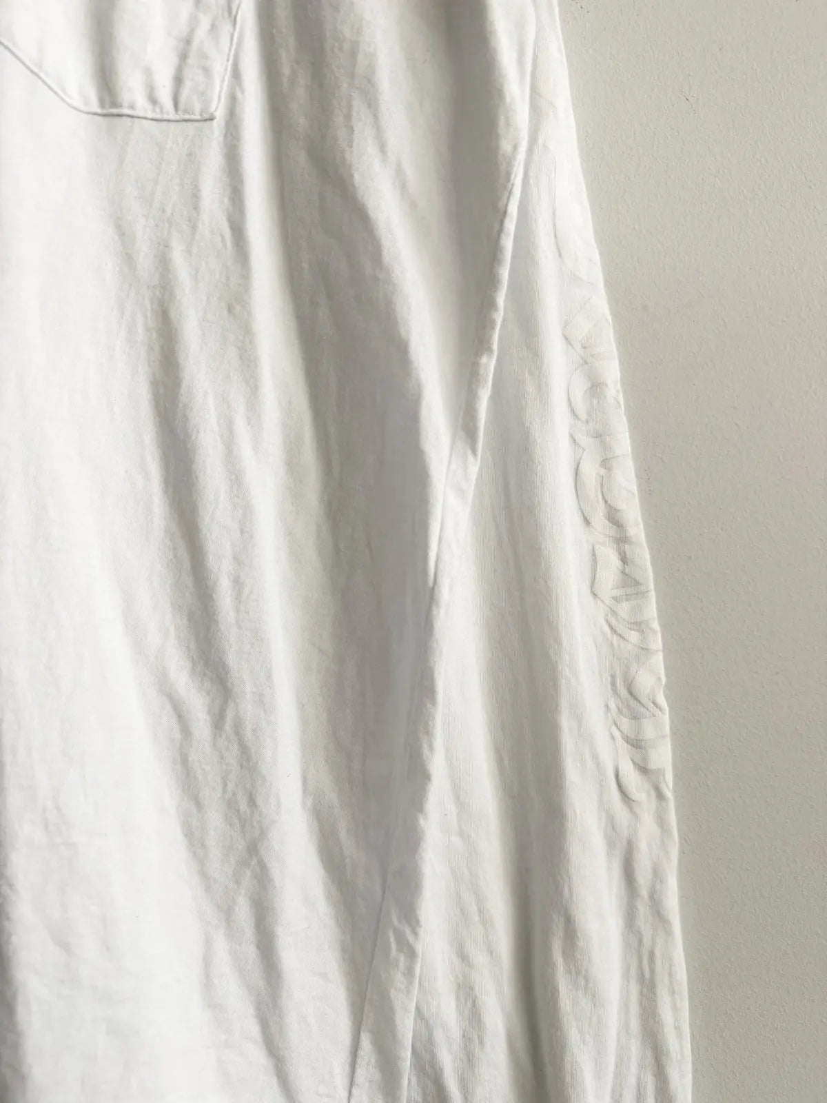 Chrome hearts Triple White Neck Logo LS Tee