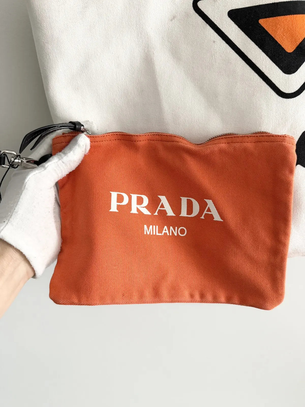 2018 Prada Canapa Monkey-Print Tote Bag