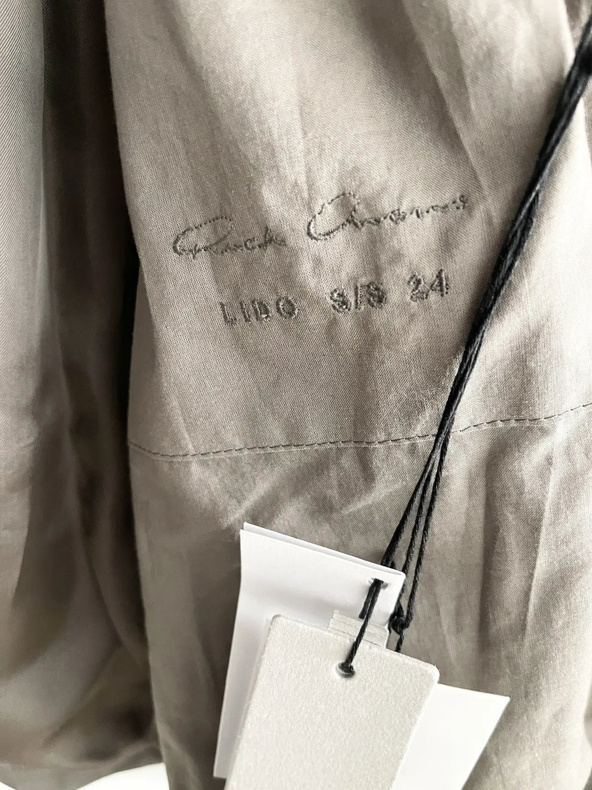 SS24 Rick Owens Brad Leather Jacket