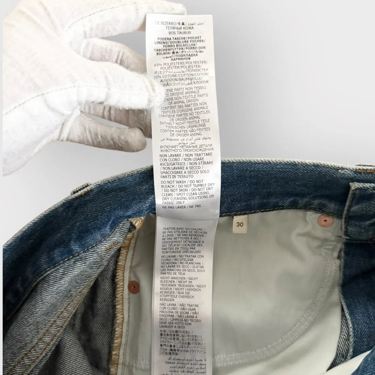 Gucci Blue Stud Embellished Denim Shorts