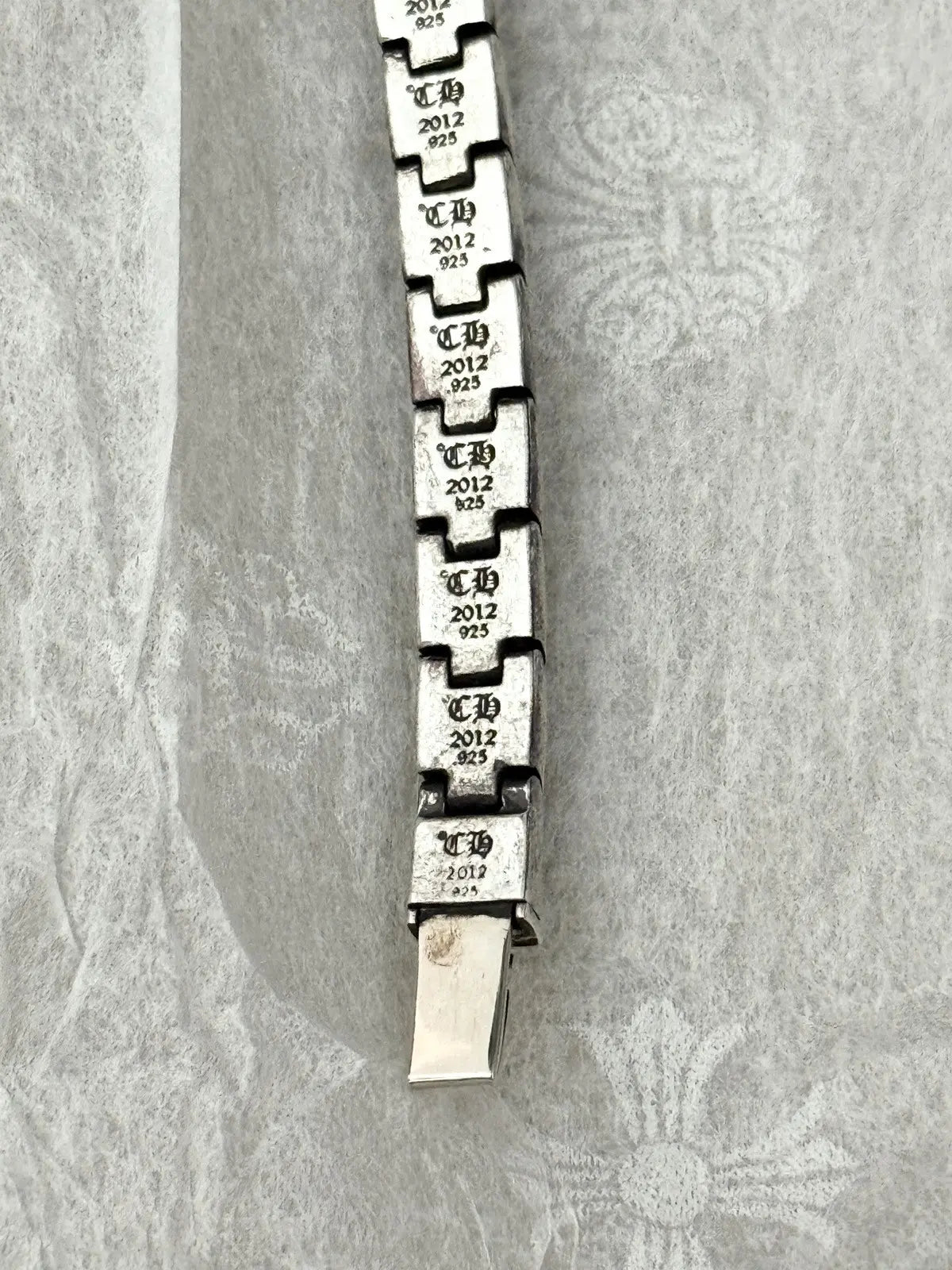 Chrome Hearts Pyramid Plus Small Link Bracelet - 7”