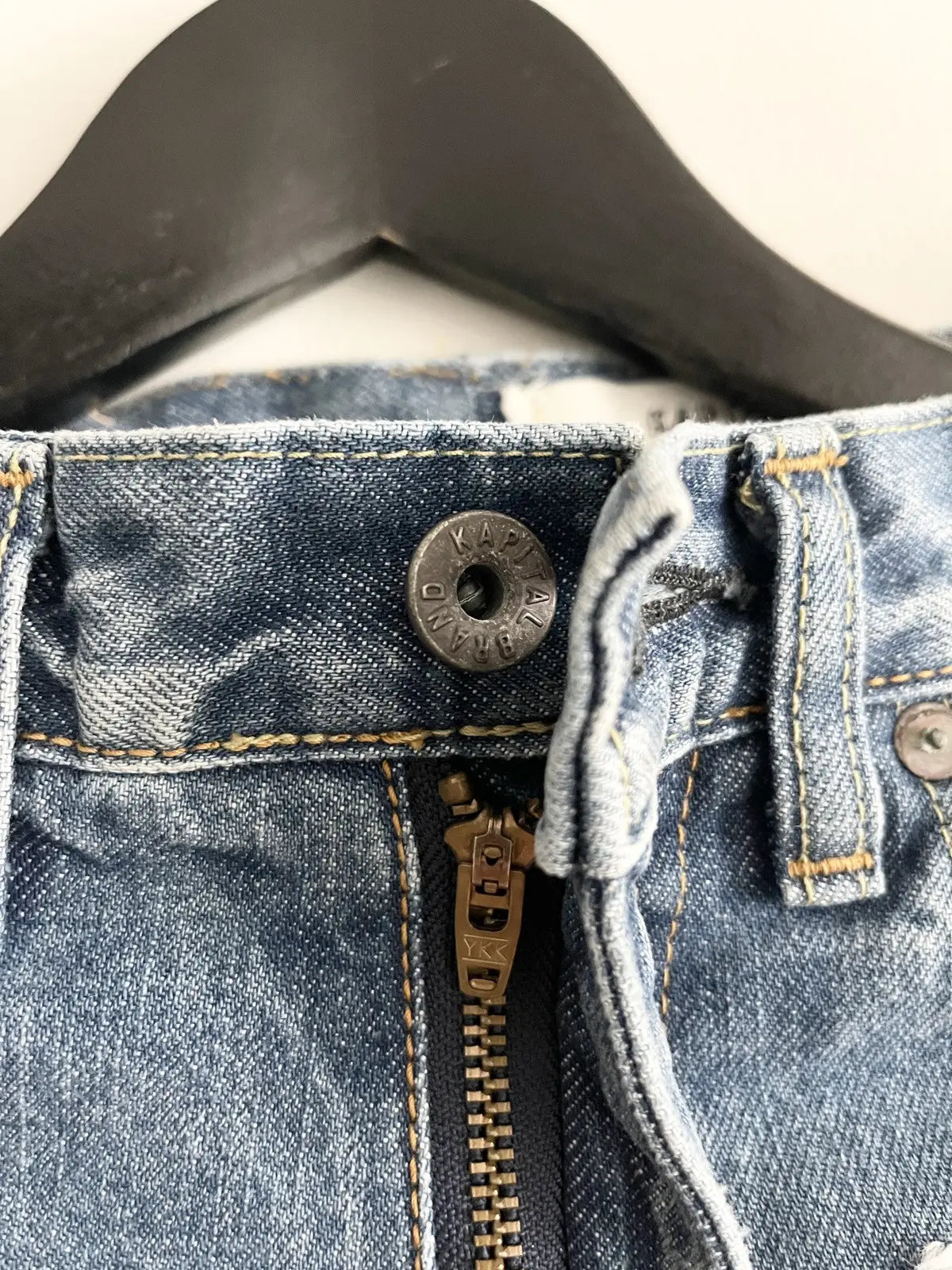 Kapital 5P Okabilly Coneybowy Gypsy Patchwork Denim Jeans