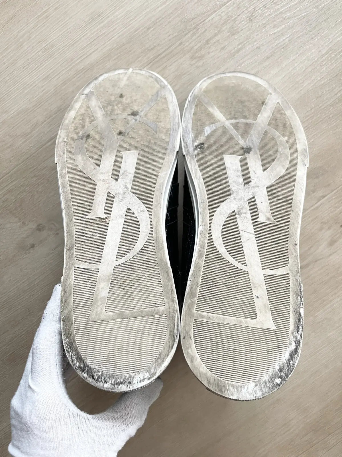 Saint Laurent Black Joe High-Top Sneakers