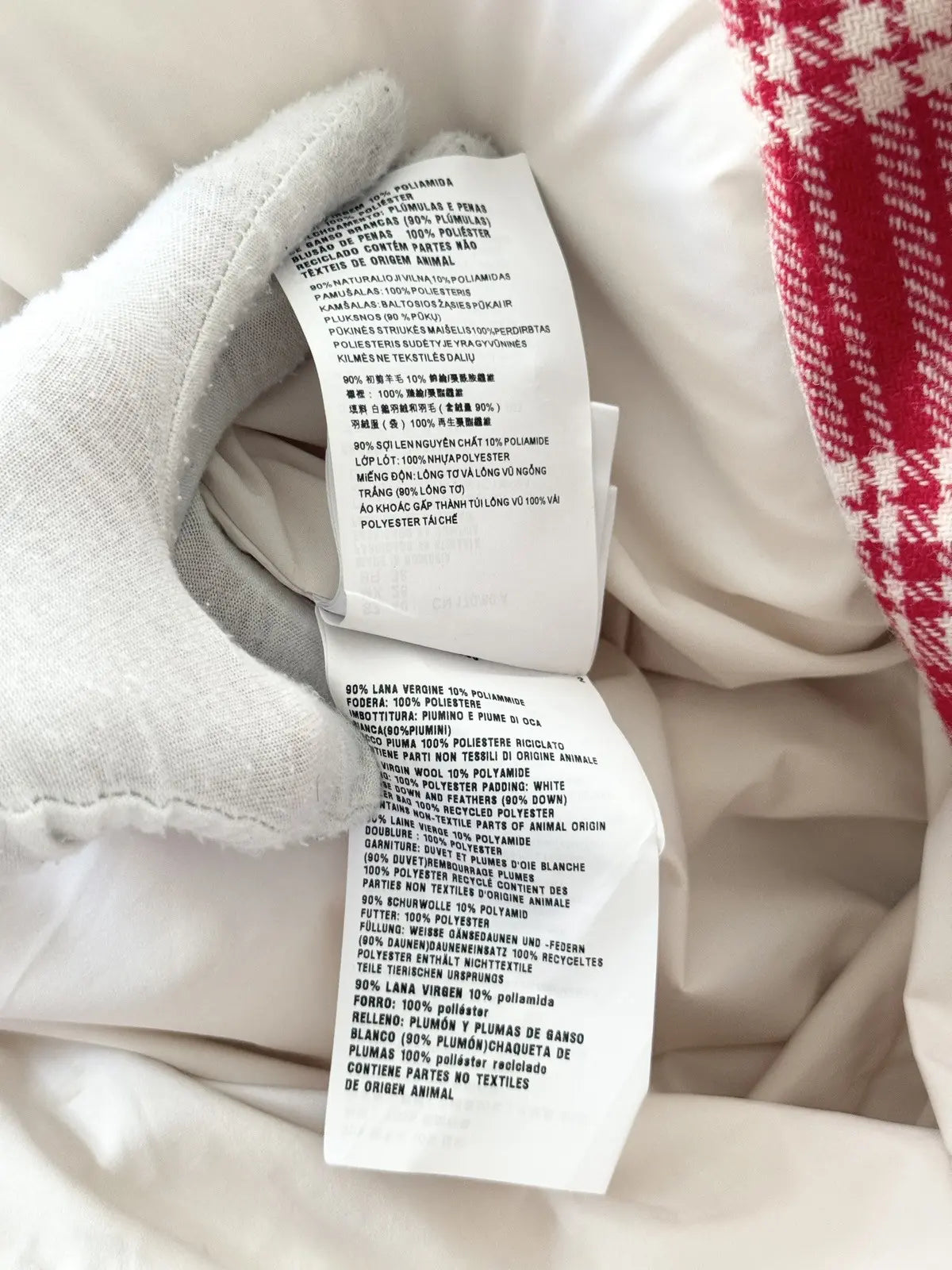 2022 Miu Miu Button Up Plaid Shacket Jacket