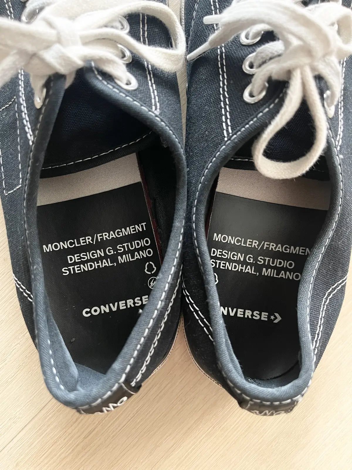 2021 Fragment Design x Moncler x Converse Jack Purcell