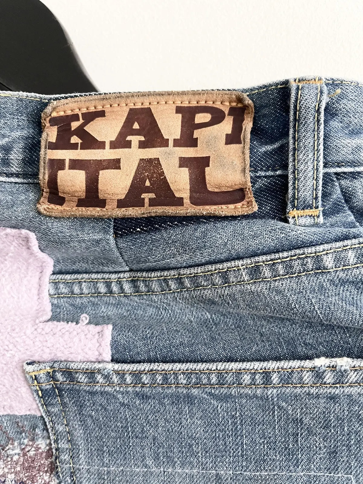 Kapital 5P Okabilly Coneybowy Gypsy Patchwork Denim Jeans
