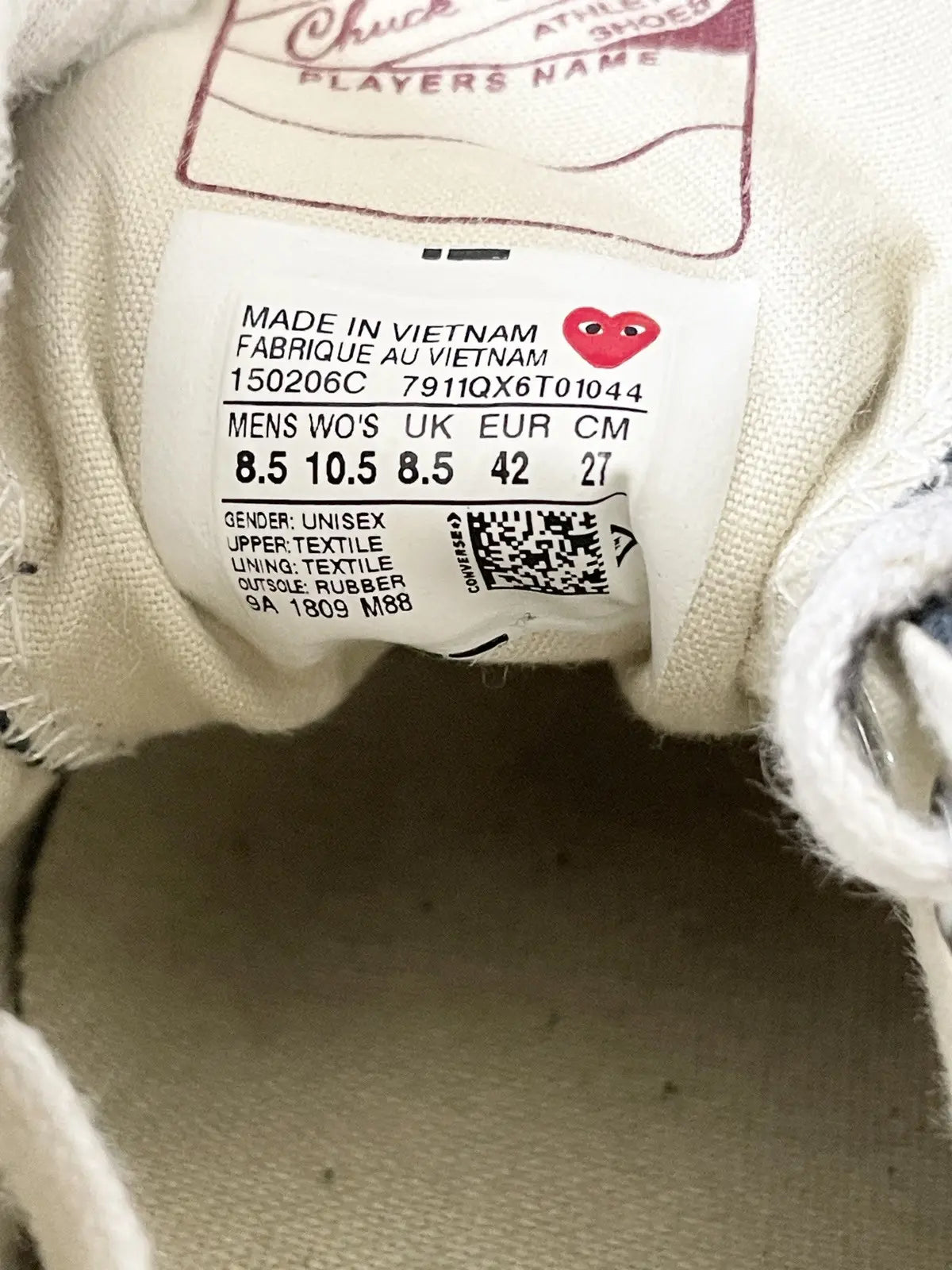 Commes Des Garçons CDG Converse Low