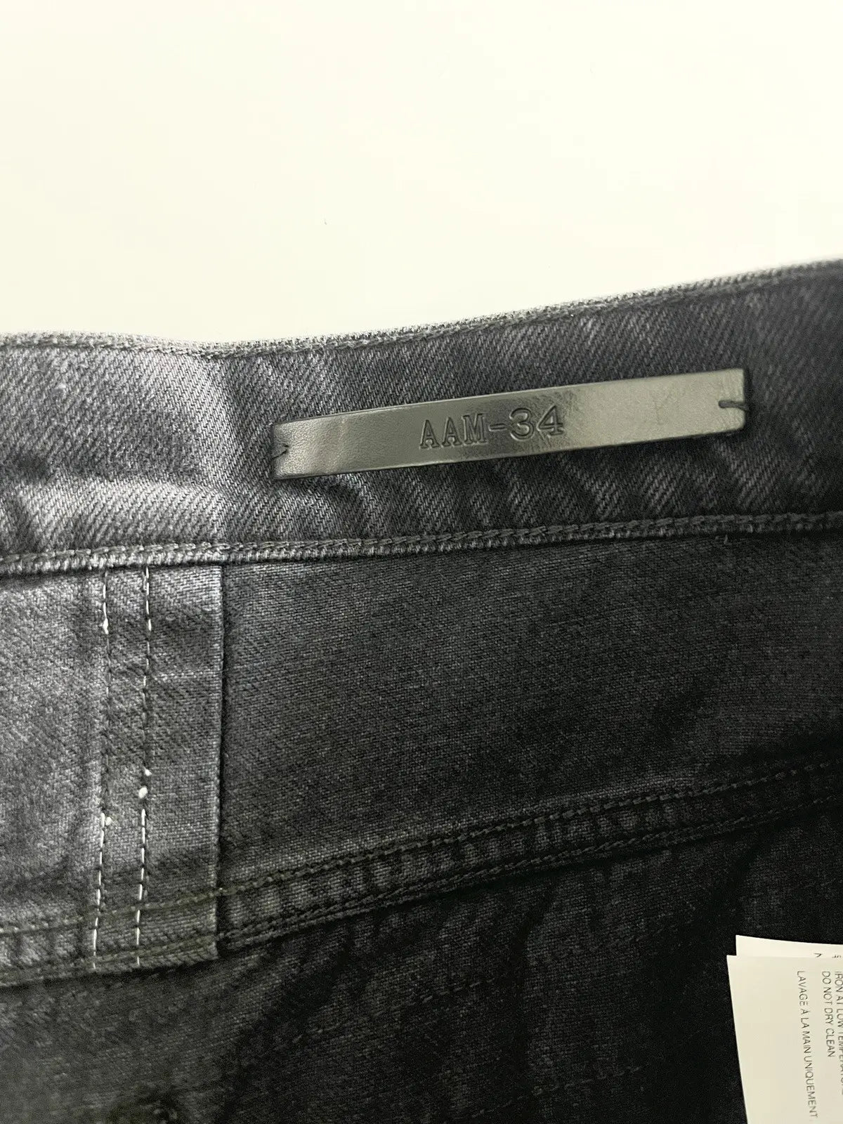 1017 ALYX 9SM X Blackmeans Distressed Flare Denim Jeans