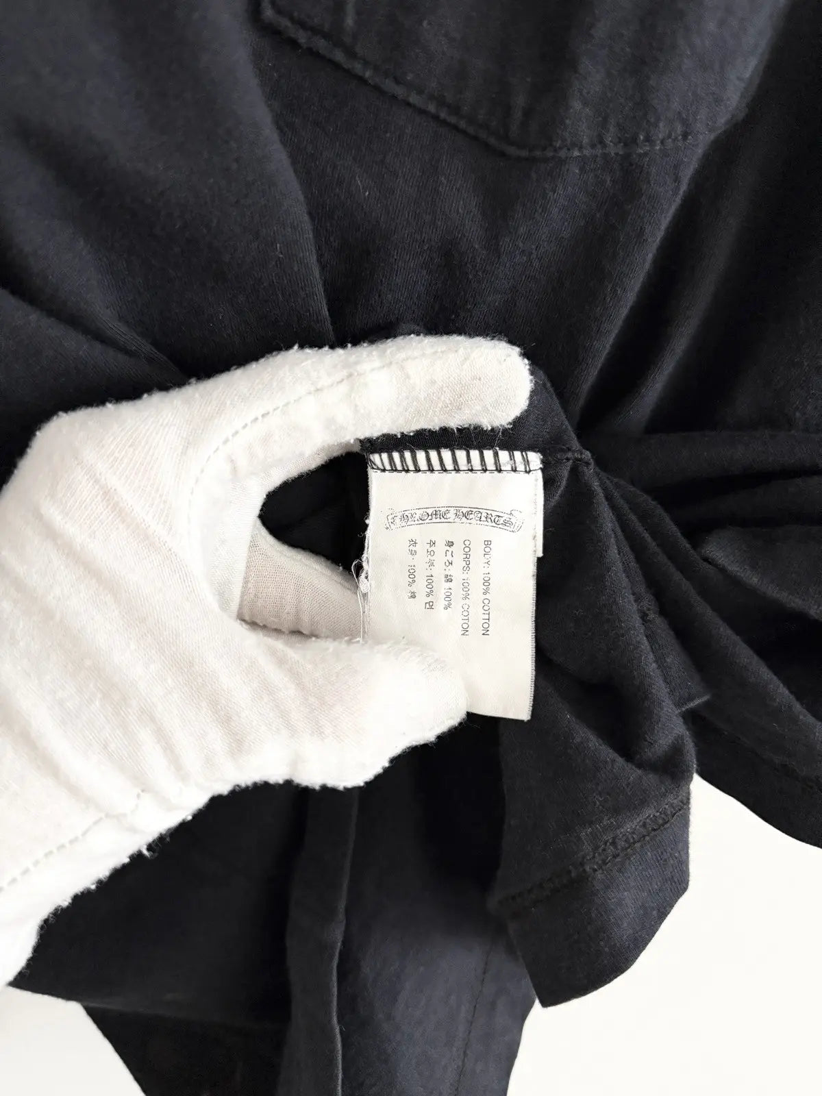 2000s Chrome Hearts Half Ace Fleur Logo Tee