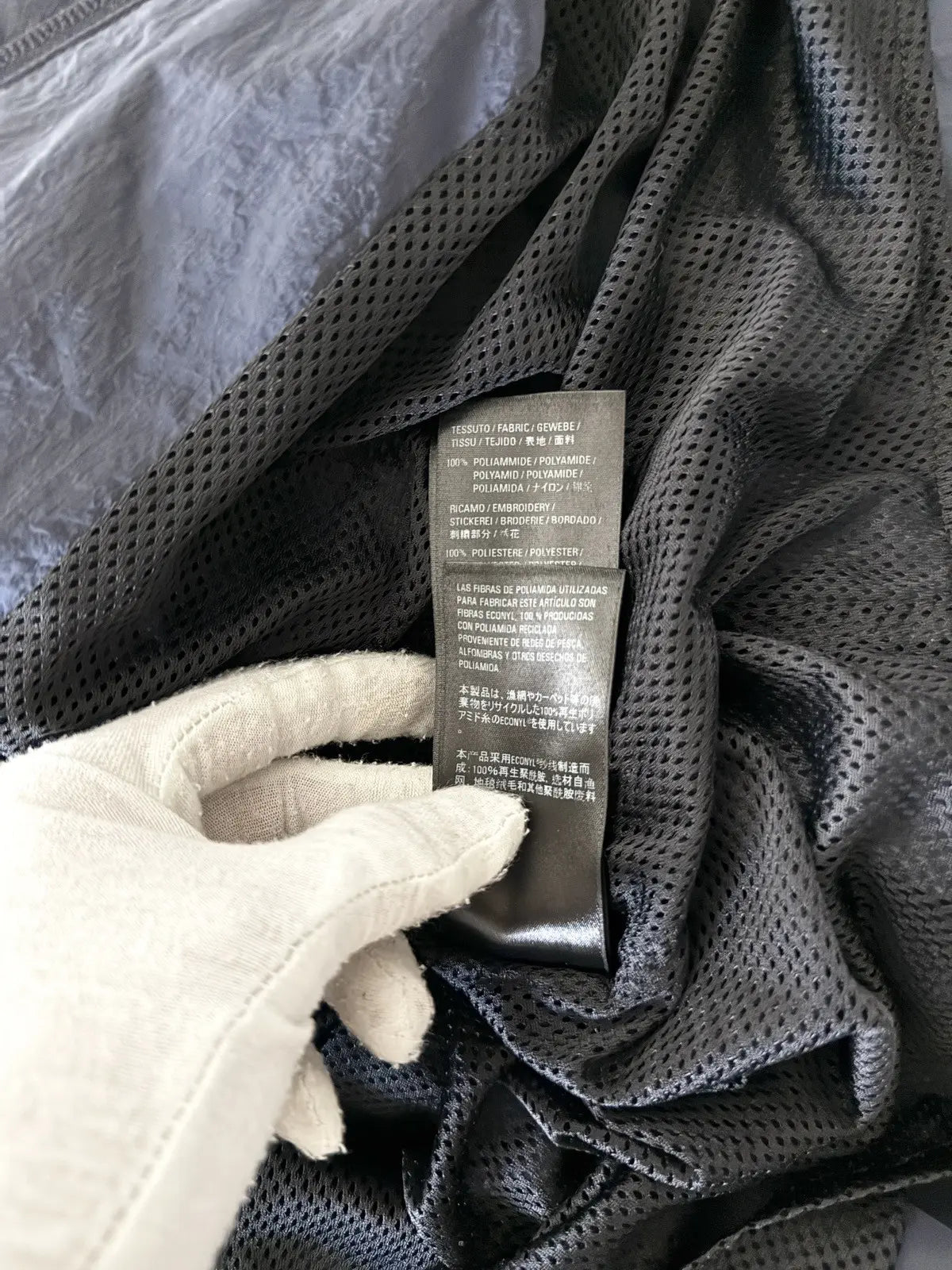 FW20 Balenciaga Credit Card Logo Windbreaker Jacket