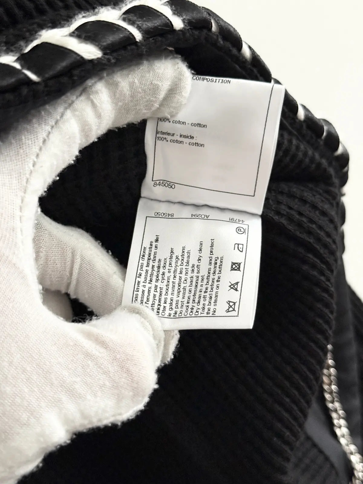 CHANEL 21C Black Jacket with Braided Trim