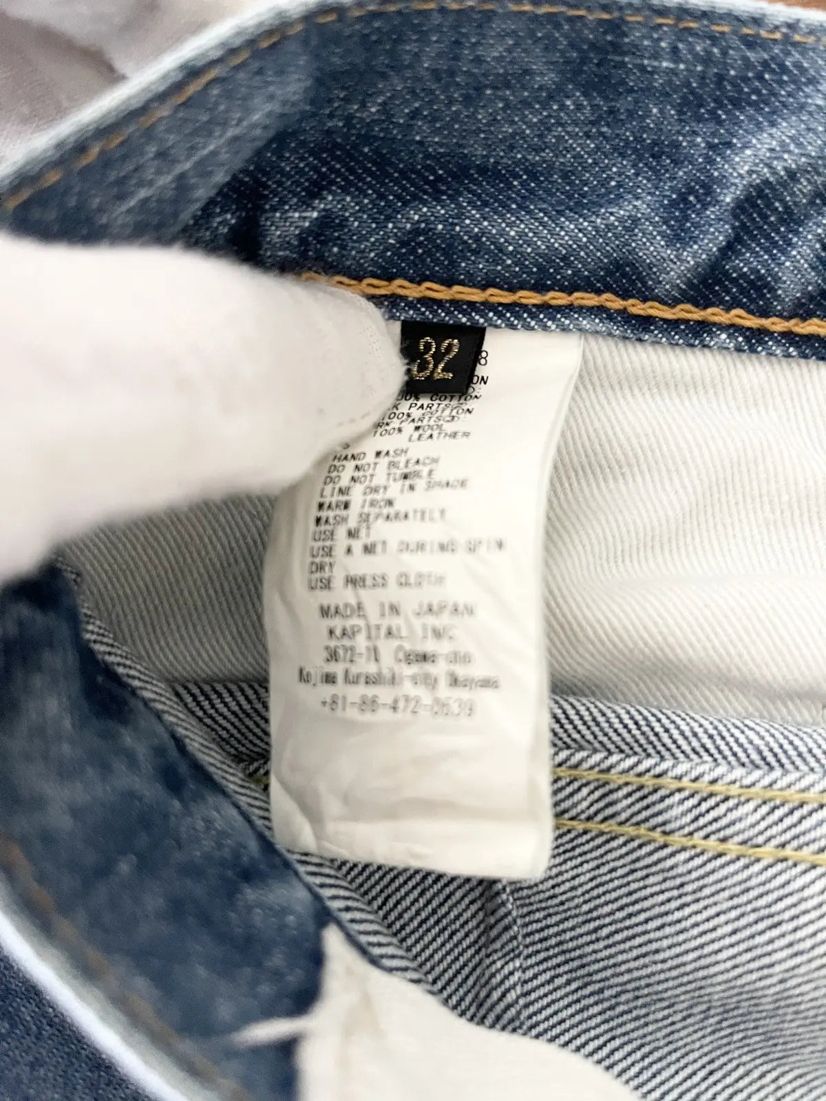 Kapital 5P Okabilly Coneybowy Gypsy Patchwork Denim Jeans