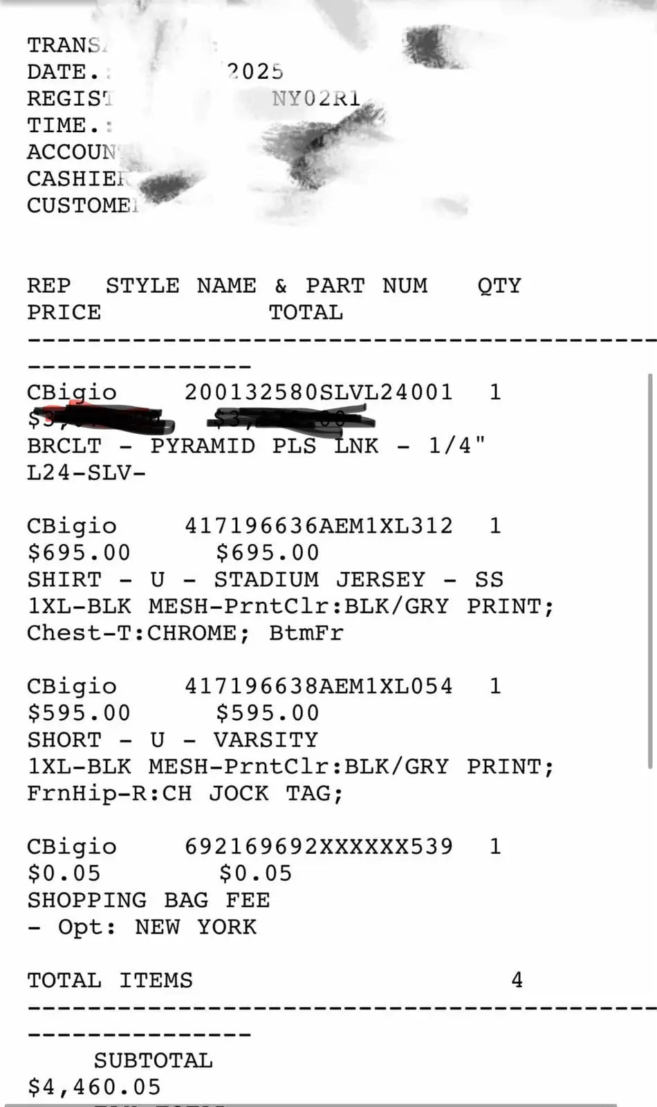 Chrome Hearts Pyramid Plus Small Link Bracelet - 7”