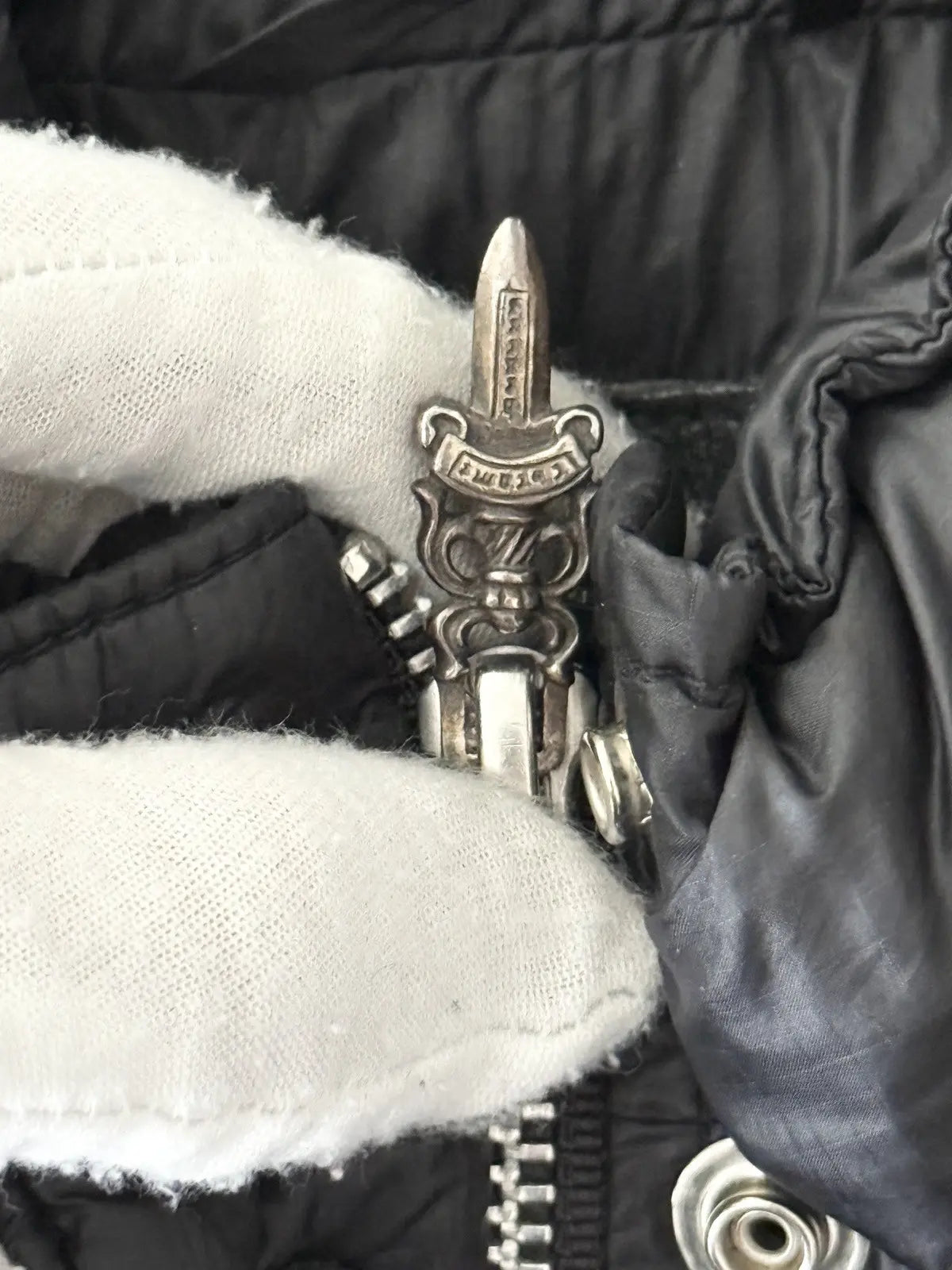 Chrome Hearts Dagger Puffer Jacket