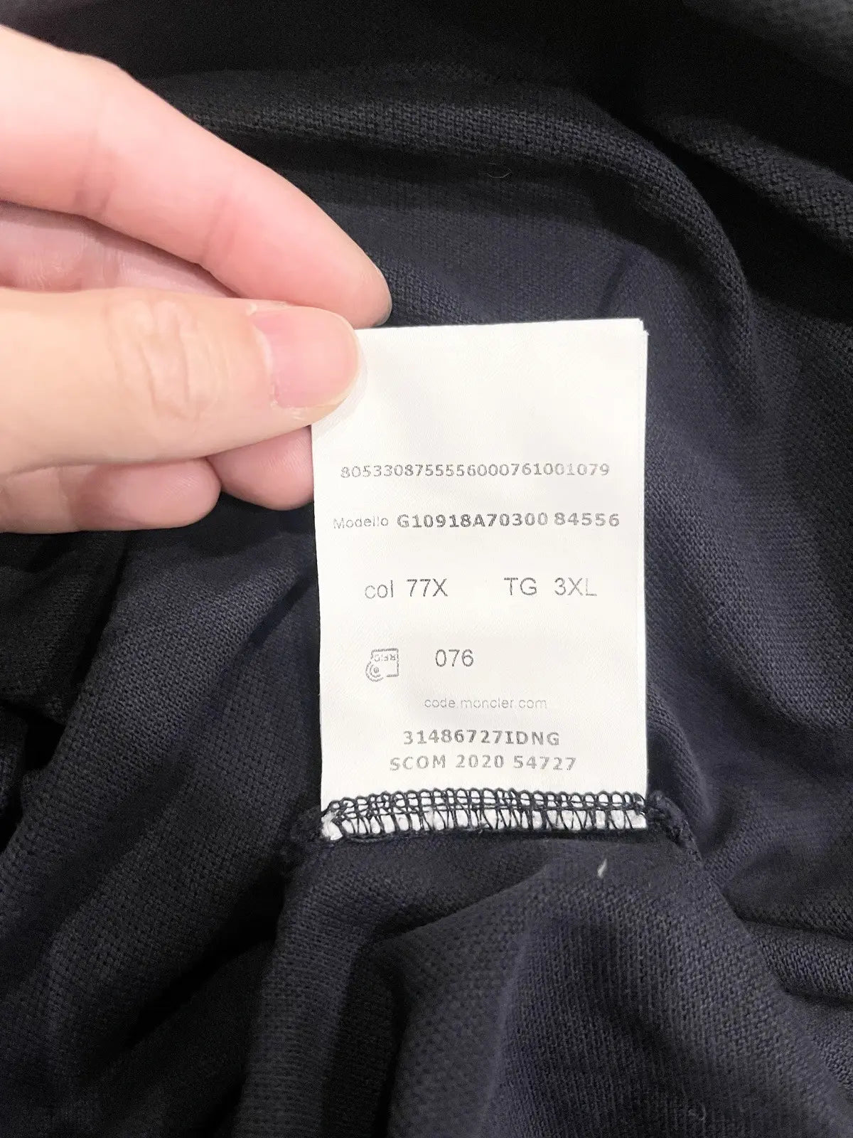 2010s Moncler Classic Logo Polo Shirt