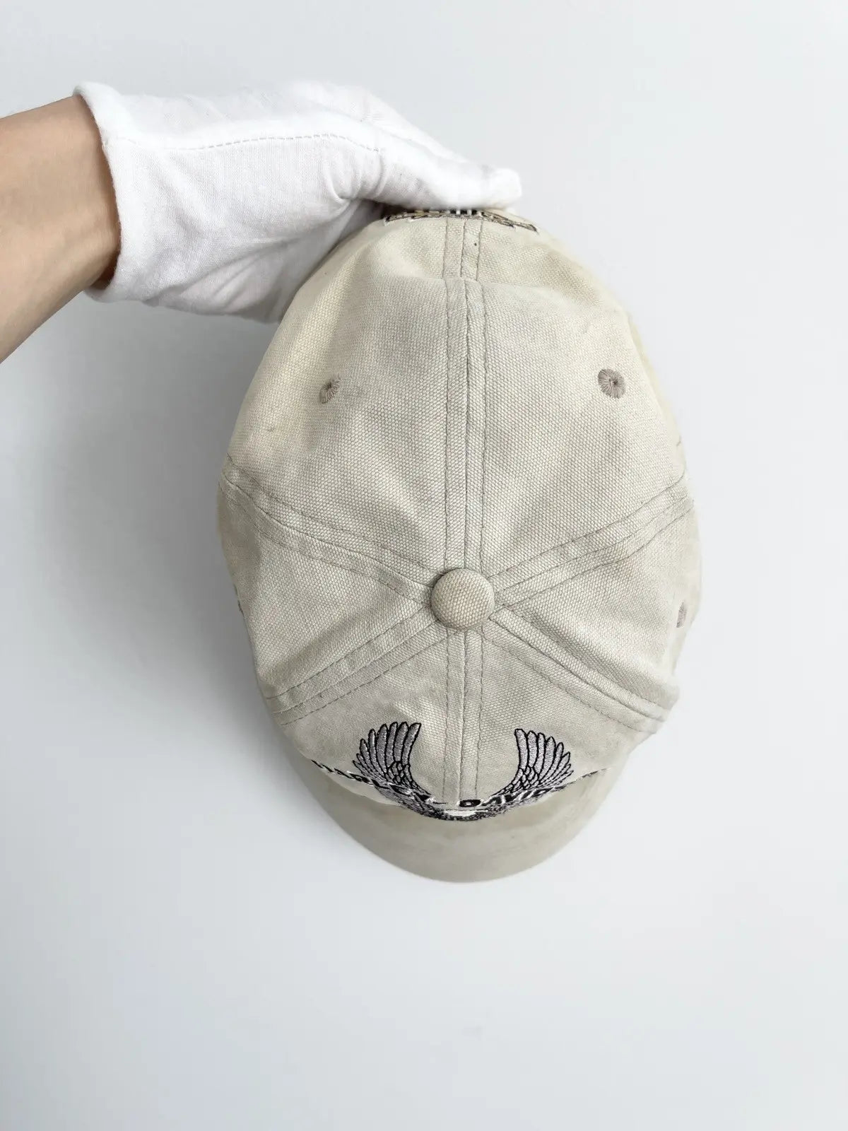 2000s Harley Davidson The Bald Eagle USA Biker Hat