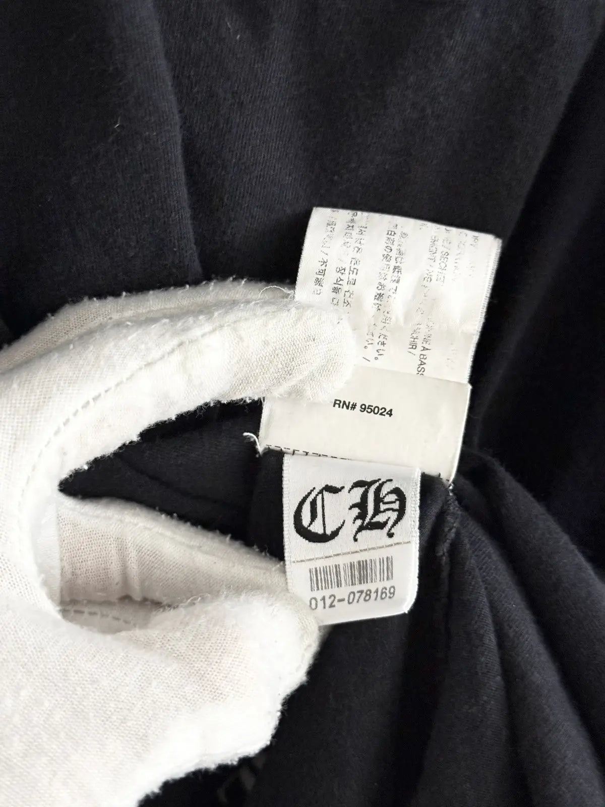 2000s Chrome Hearts Half Ace Fleur Logo Tee