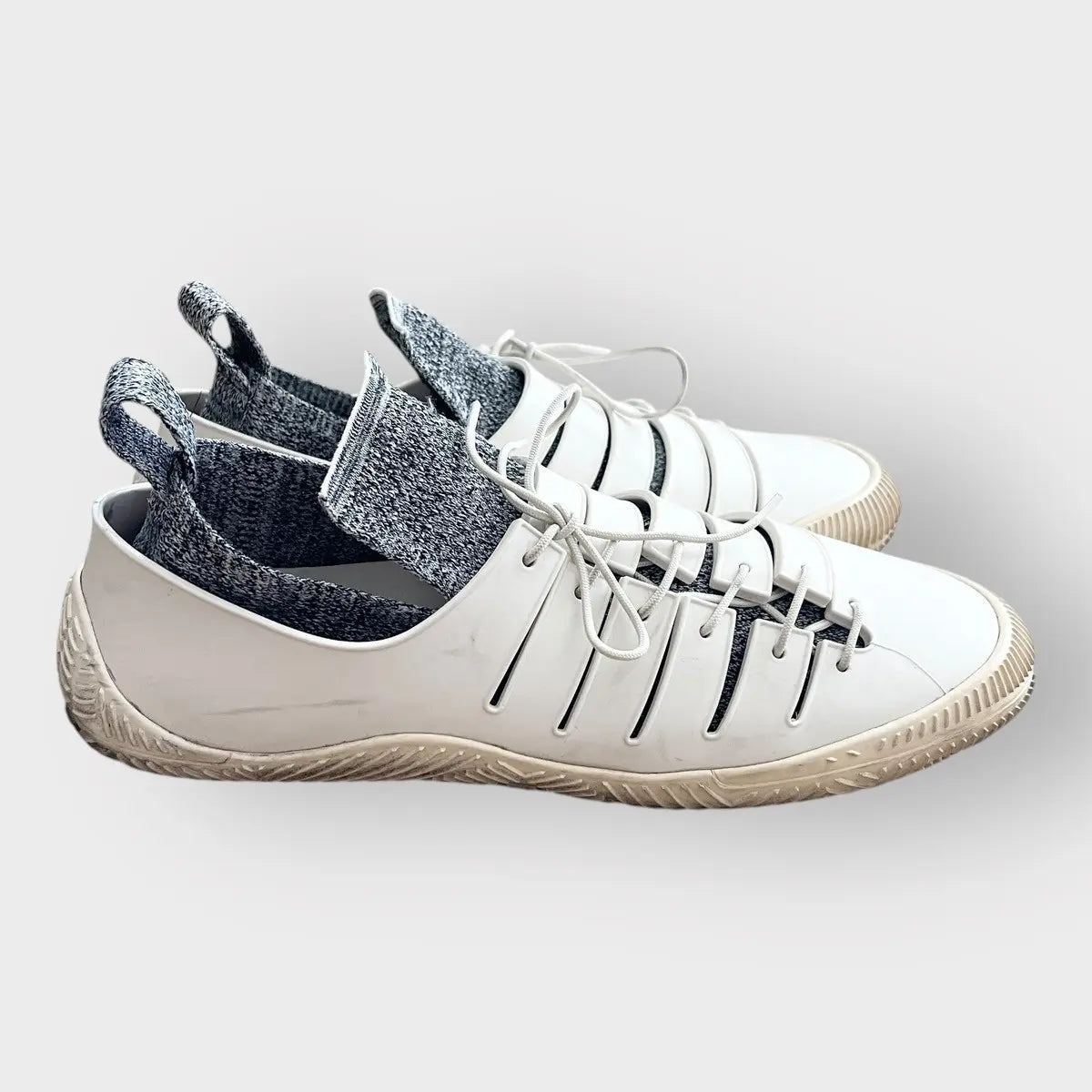 Bottega Veneta Tech Knit Rubber Climber Sneakers