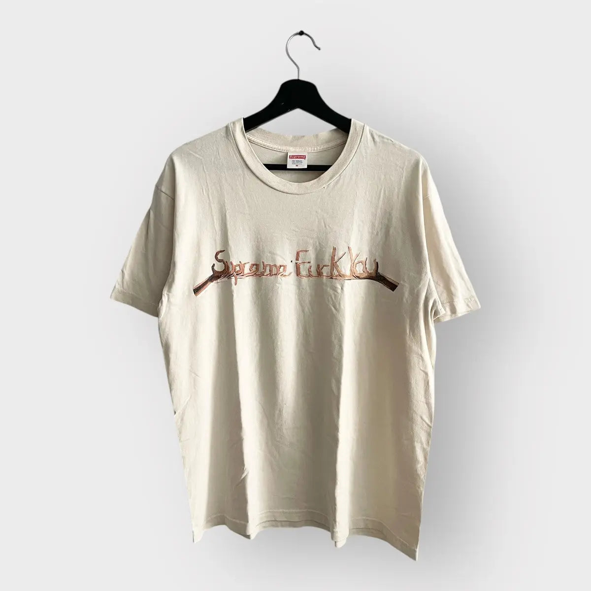 2018 Supreme Fuck You Hand Sign Tee