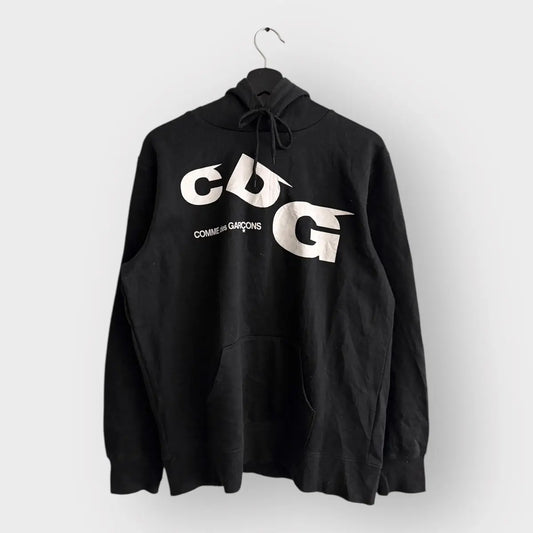 2010s Comme Des Garcons CDG Dropping Logo Hoodie