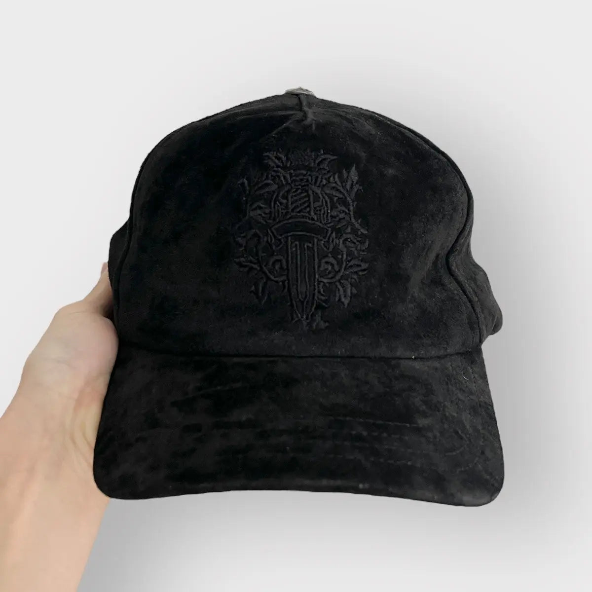 Chrome Hearts Calf Suede Leather Hat