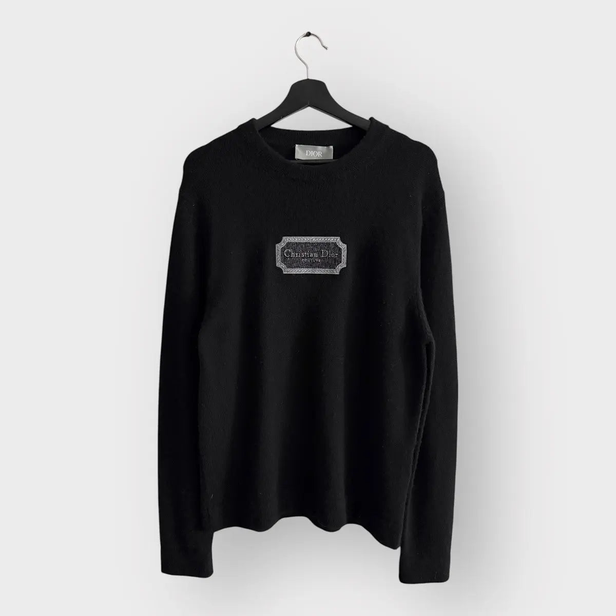 Dior Cashmere Couture Box Logo Sweater