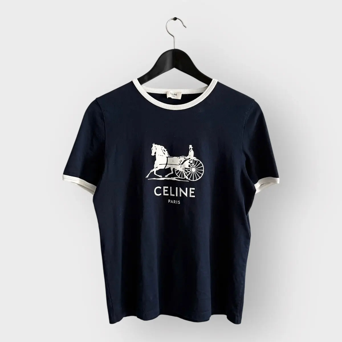 Celine Paris Horse Ride Logo Tee