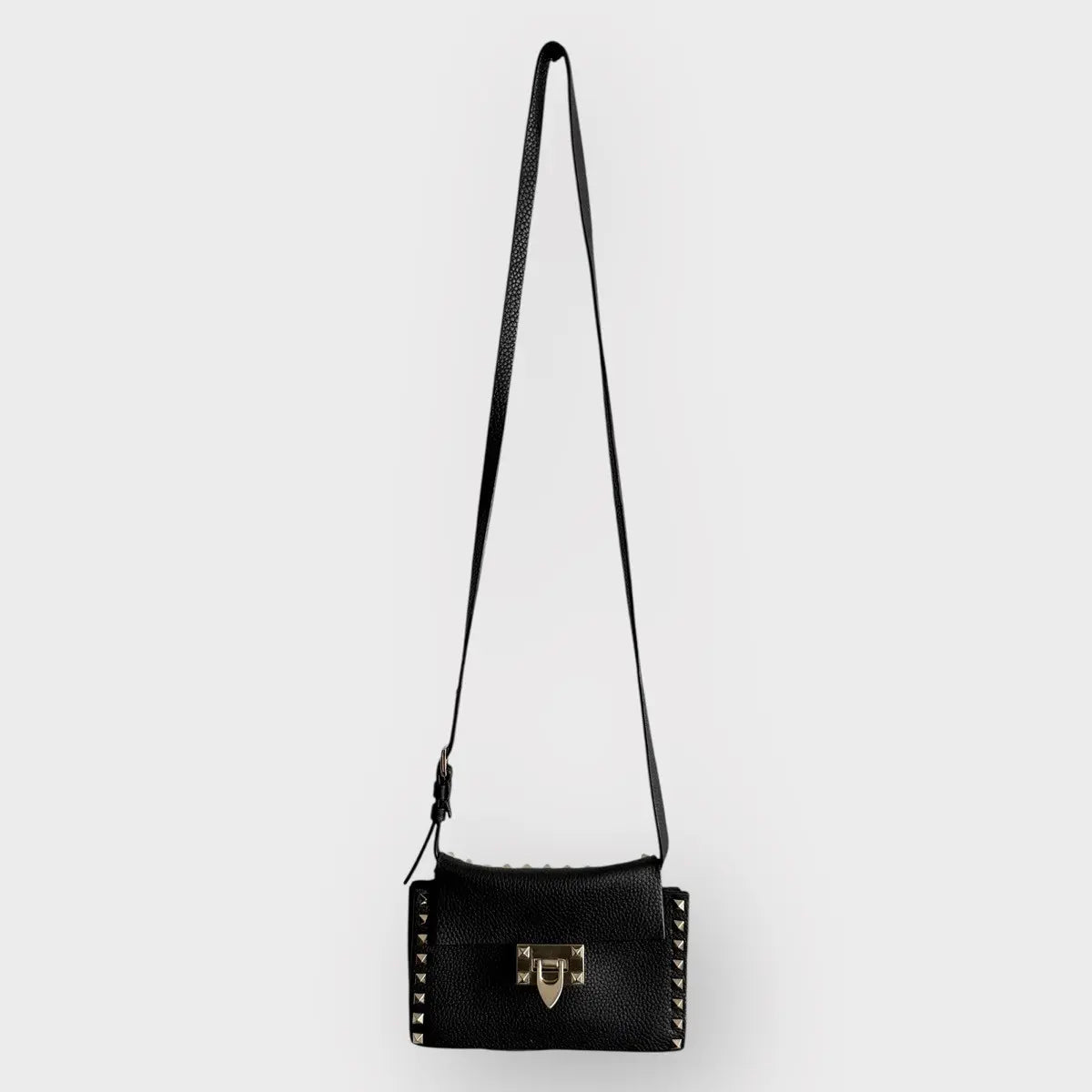 Valentino Rockstud Flip Lock Flap Bag