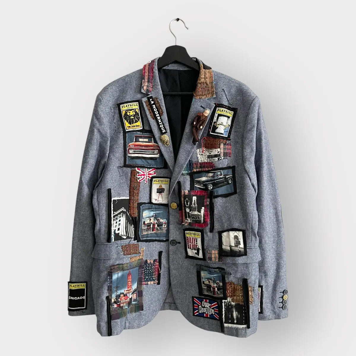 1 of 1 “80s MEMORY” Handmade Patches Blazers