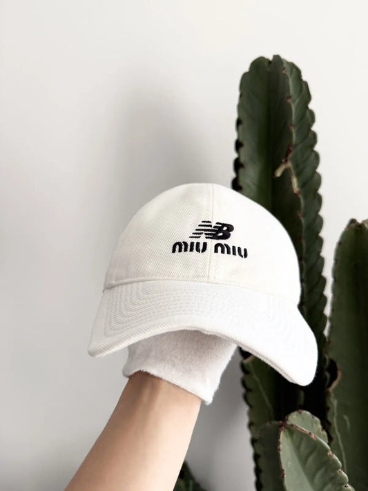 Miu Miu x New Balance Red Cord Tennis Cap Hat