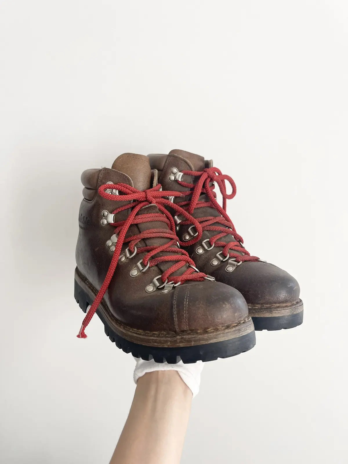 Vintage Raichle Mountaineering Leather Boots