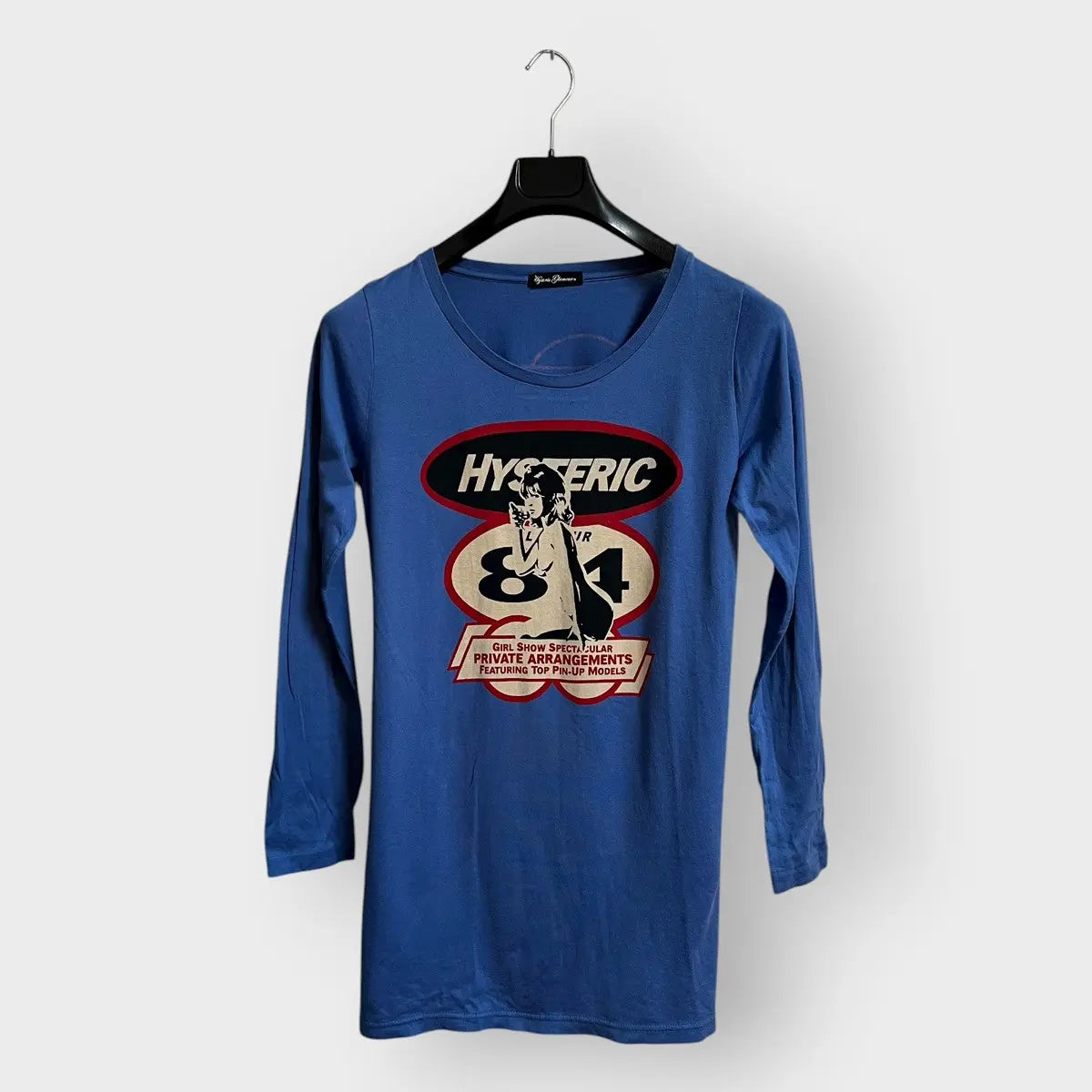 2000s Hysteric Glamour 84 Nude Girl Show LS Tee