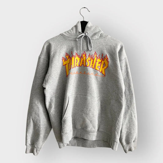 2010s Thrasher Iconic La Flame Logo Hoodie