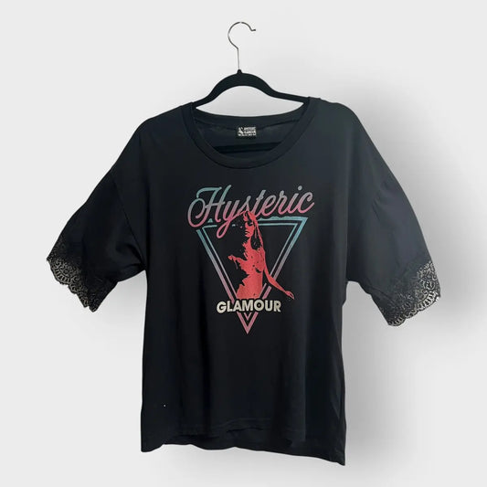 2010s Hysteric Glamour Nude Girl Lace Tee