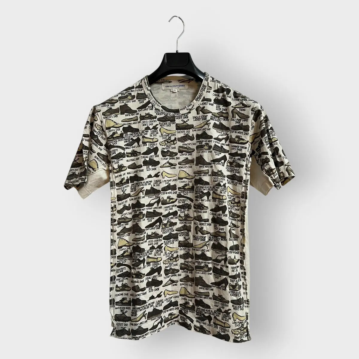 2000s Comme Des Garçons Shirt Shoe Designs Tee