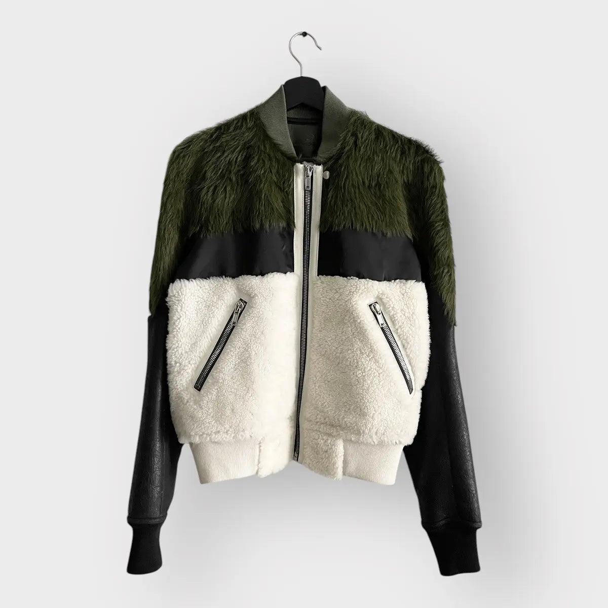FW21 Rick Owens Gethsemane Fur Leather Jacket