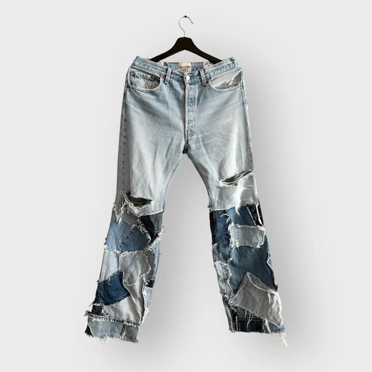 Gallery Dept. Patchwork Jesse Flared Bootcut Jeans