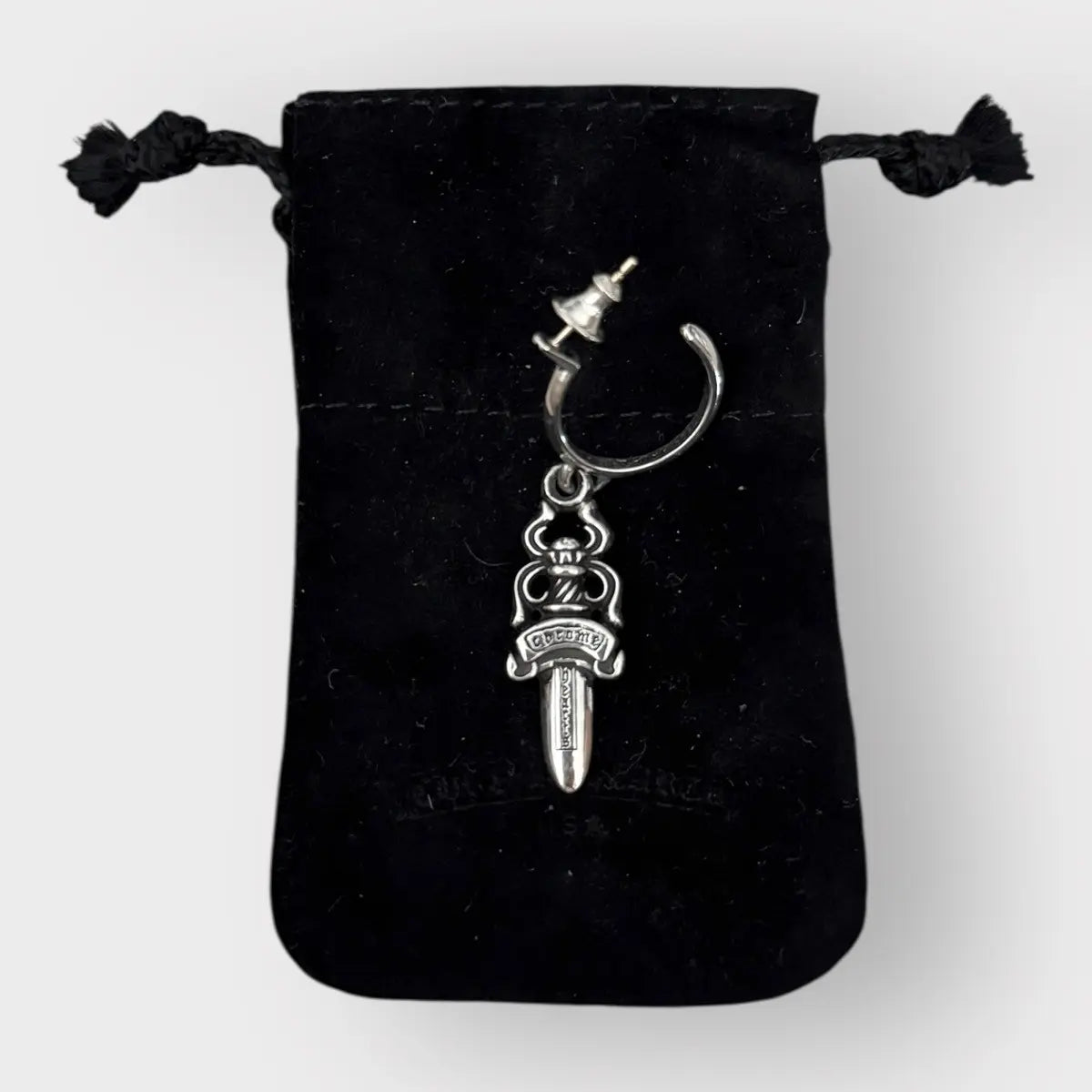Chrome Hearts 925 Sliver Dagger Earring