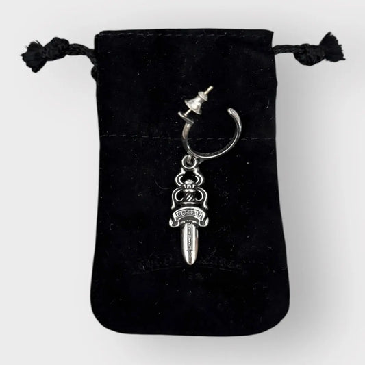 Chrome Hearts 925 Sliver Dagger Earring
