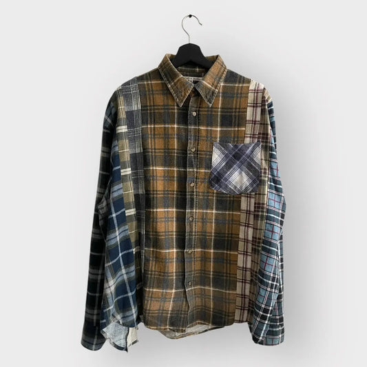Needles Rebuild by Needles 7 Cut Flannel Shirt