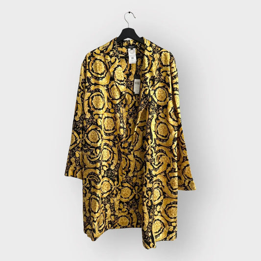 Versace Silk Twill Baroquel Robe